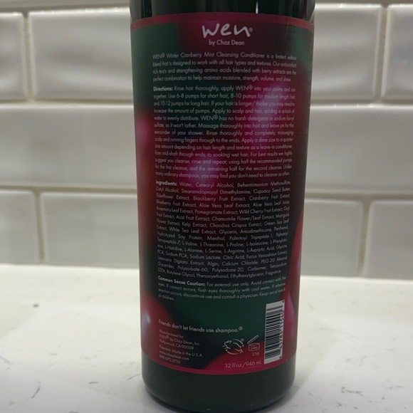 WEN Winter Cranberry Mint Conditioner. - Picture 2 of 2